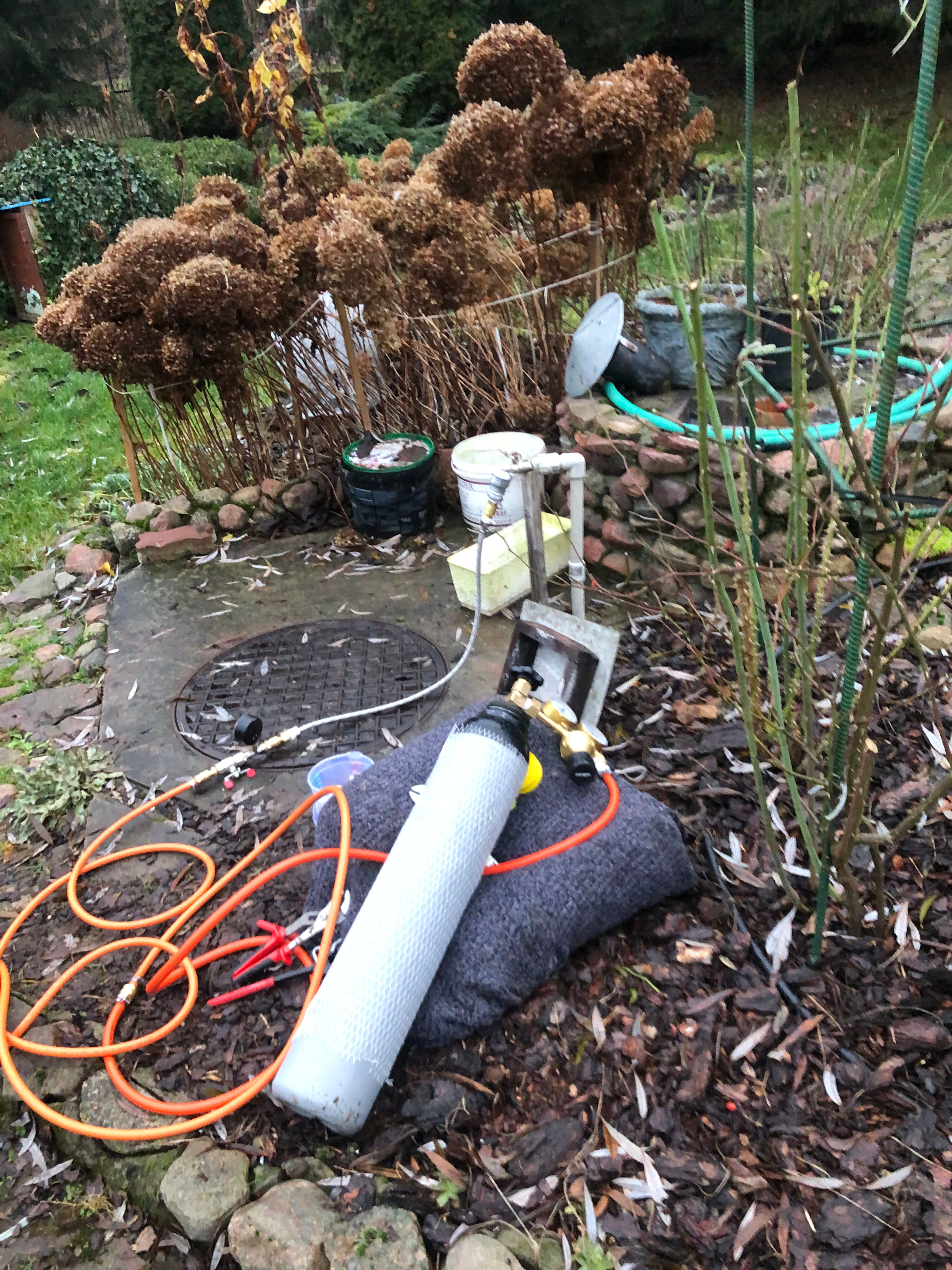 Nieszczelność w gruncie